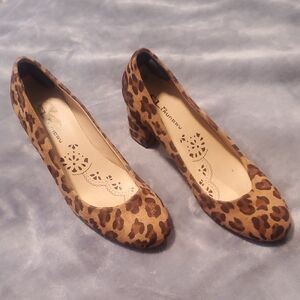CL by Laundry Leopard Print Heels
